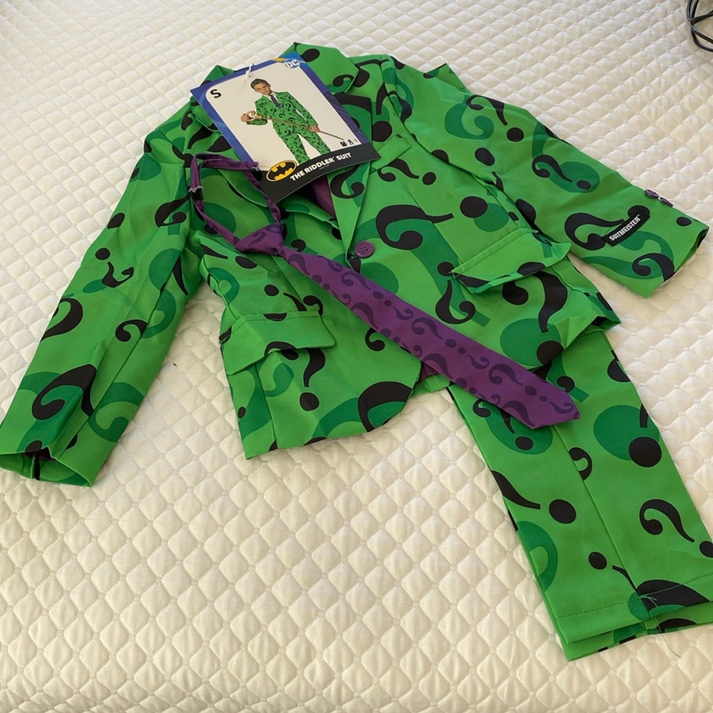 Costume. The Riddler. Size small. Never worn